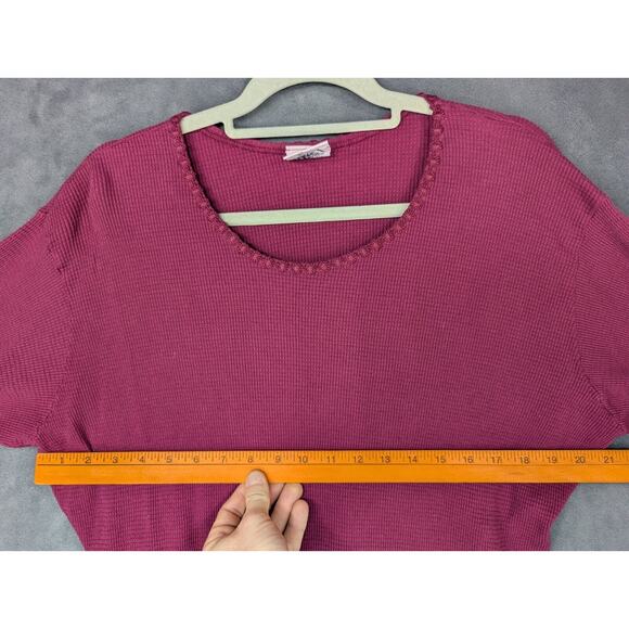 County Seat Nuovo Purple Knit Sweater Womens Large USA Vintage - Picture 7 of 9